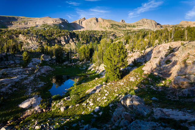Alaska Basin via Teton Canyon (South Teton Trail) — Teton Canyon, Alta WY (via Driggs ID)