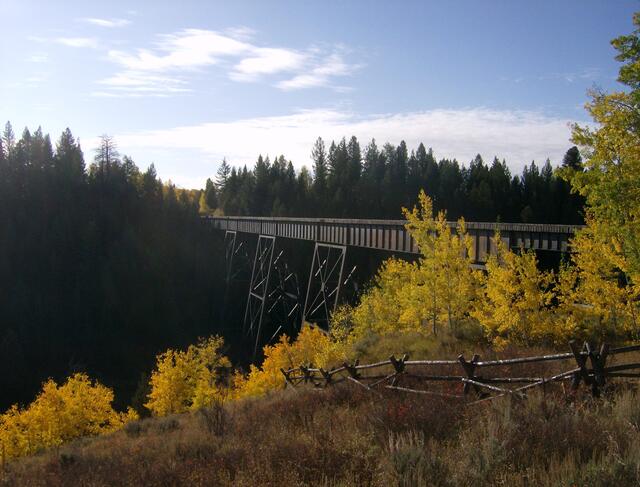 Ashton-Tetonia Trail State Park — Tetonia ID (north Teton Valley)