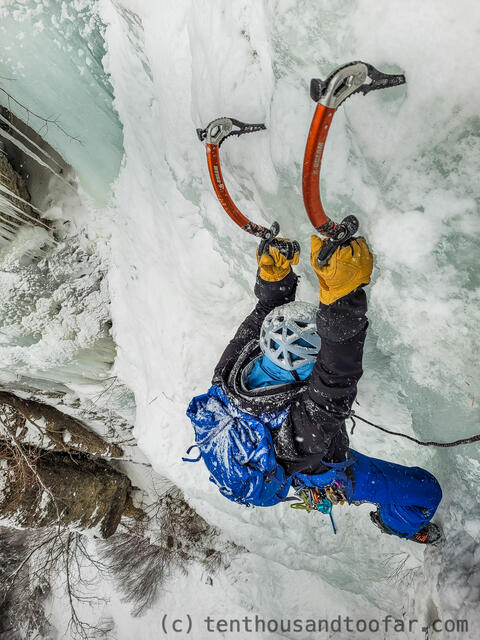 Boy Scout Falls Ice Climbing (Teton Canyon) — Teton Canyon, near Driggs ID / Alta WY