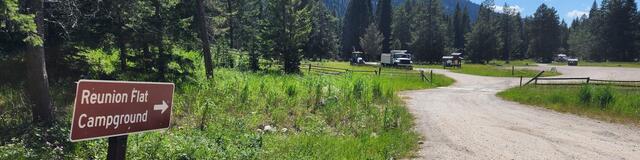 Reunion Flat Group Campground — Teton Canyon, Alta WY (via Driggs ID)