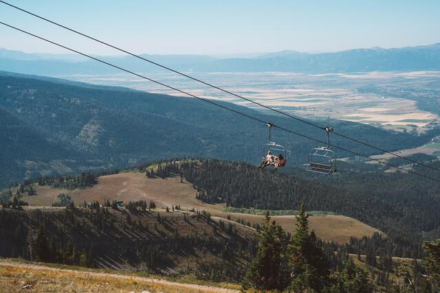 Scenic Chairlift Rides at Grand Targhee (Dreamcatcher Lift) — Alta WY (Grand Targhee Resort)