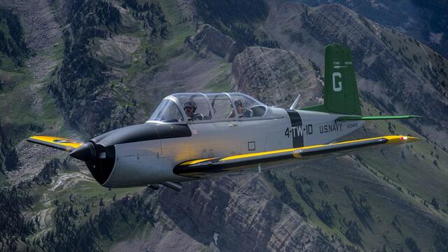 T-34 Warbird & Open-Cockpit Biplane Flights at Teton Aviation — Driggs, ID