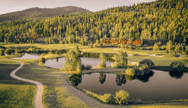 The Headwaters Golf Club at Teton Springs (Bronze Buffalo Ranch) — Victor, ID