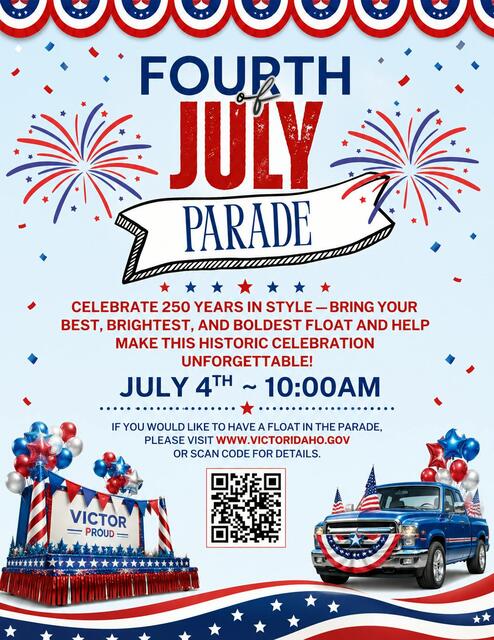 Victor 4th of July Celebration & Red, White and Blue Parade — Victor, ID