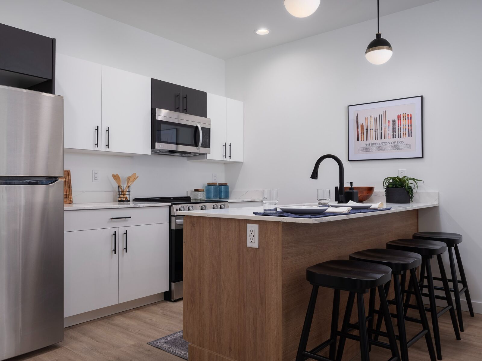 One bedroom unit - bathroom