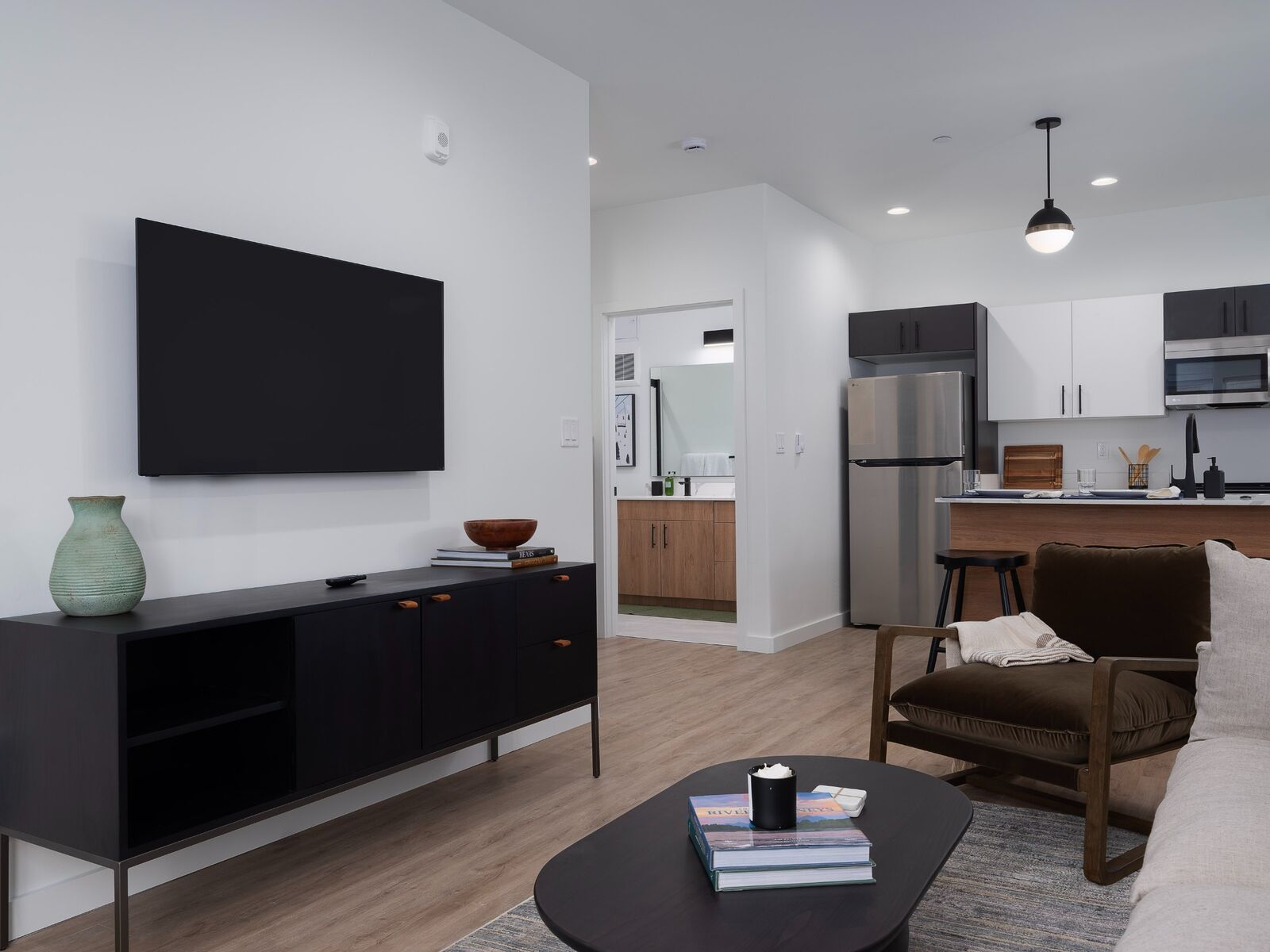 One bedroom unit - view