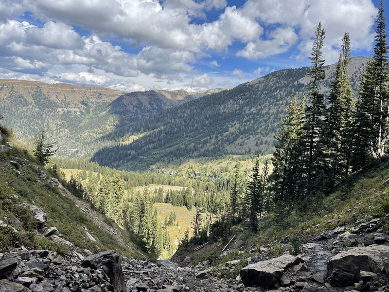 Darby Canyon Wind Cave Trail near Victor, Idaho