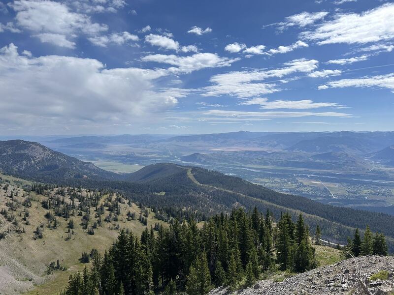 Glory Peak (Mount Glory) near Victor, Idaho