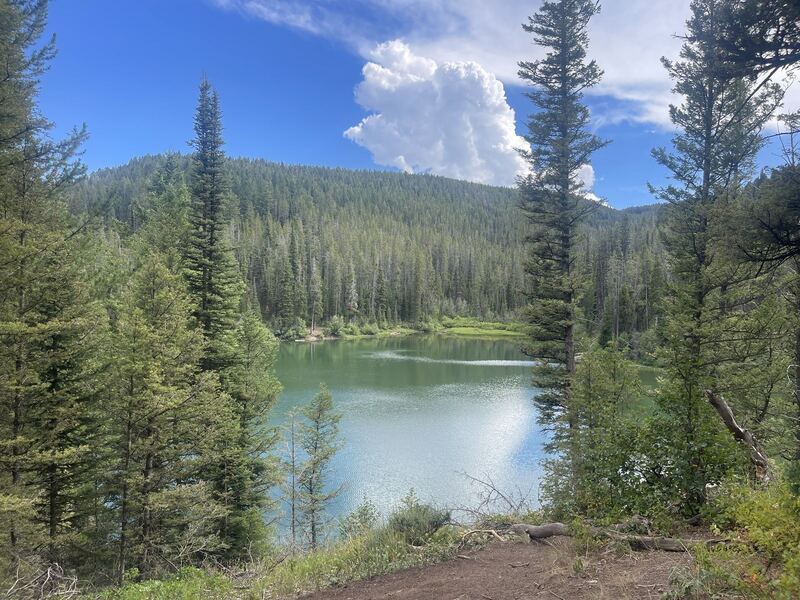 Packsaddle Lake Trail near Victor, Idaho