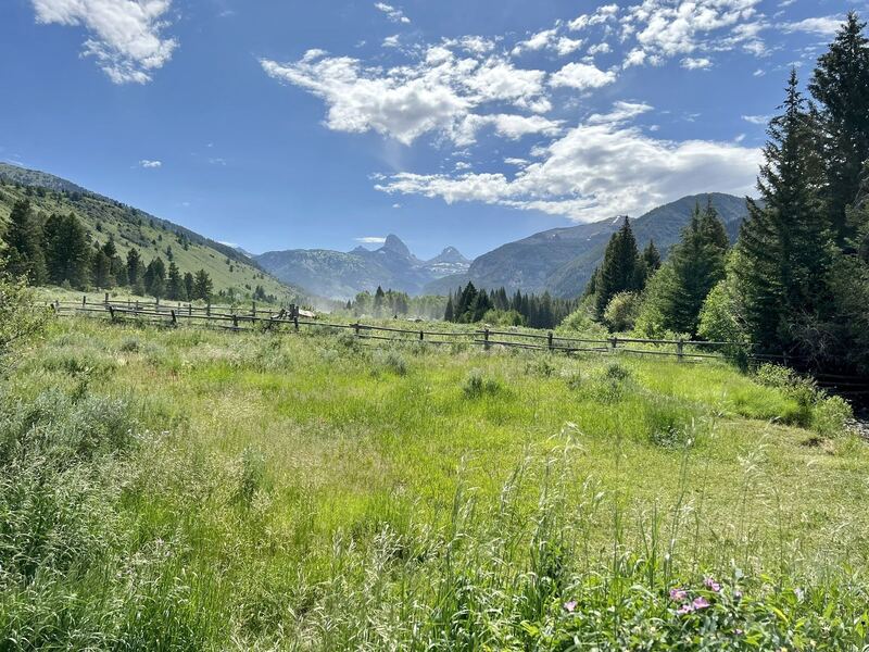 Teton Canyon Road near Victor, Idaho